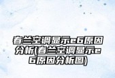 空调柜机E6故障原因与解决方法（探究空调柜机E6故障的常见原因以及如何解决）