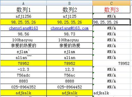 比较index函数和vlookup的使用区别（以区分）  第1张