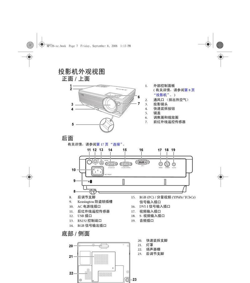 解锁老式松下投影仪的独特方法（重拾旧时光的投影之旅）  第2张